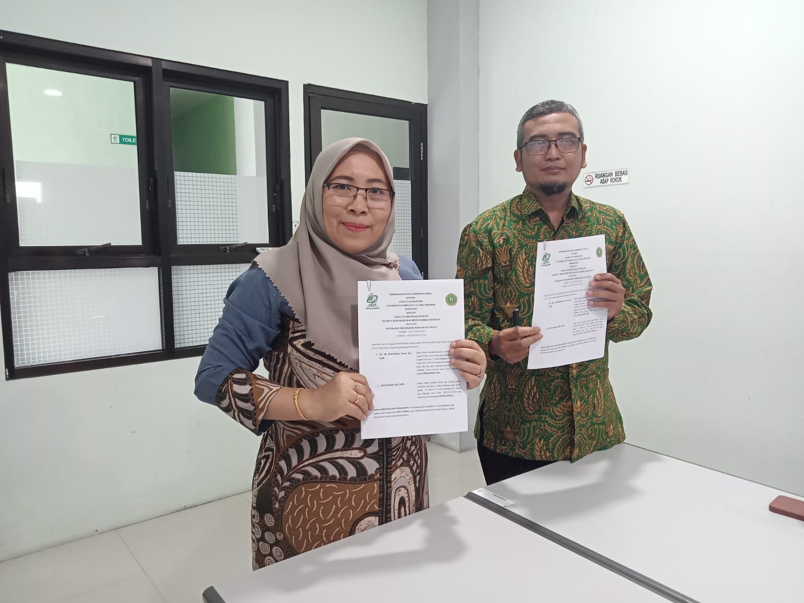 Perjanjian Kerjasama & Sharing Kurikulum OBE Fakultas Hukum dan Bisnis ITB Yadika Pasuruan Dengan Fakultas Ekonomi UNUSIDA Sidoarjo