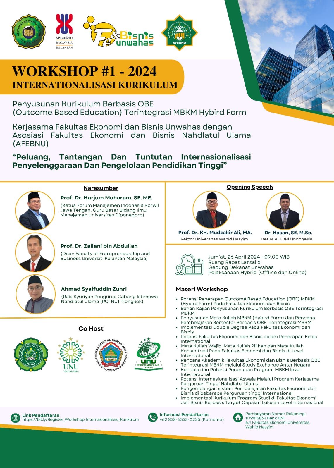 Workshop #1-2024 Internationalisasi Kurikulum