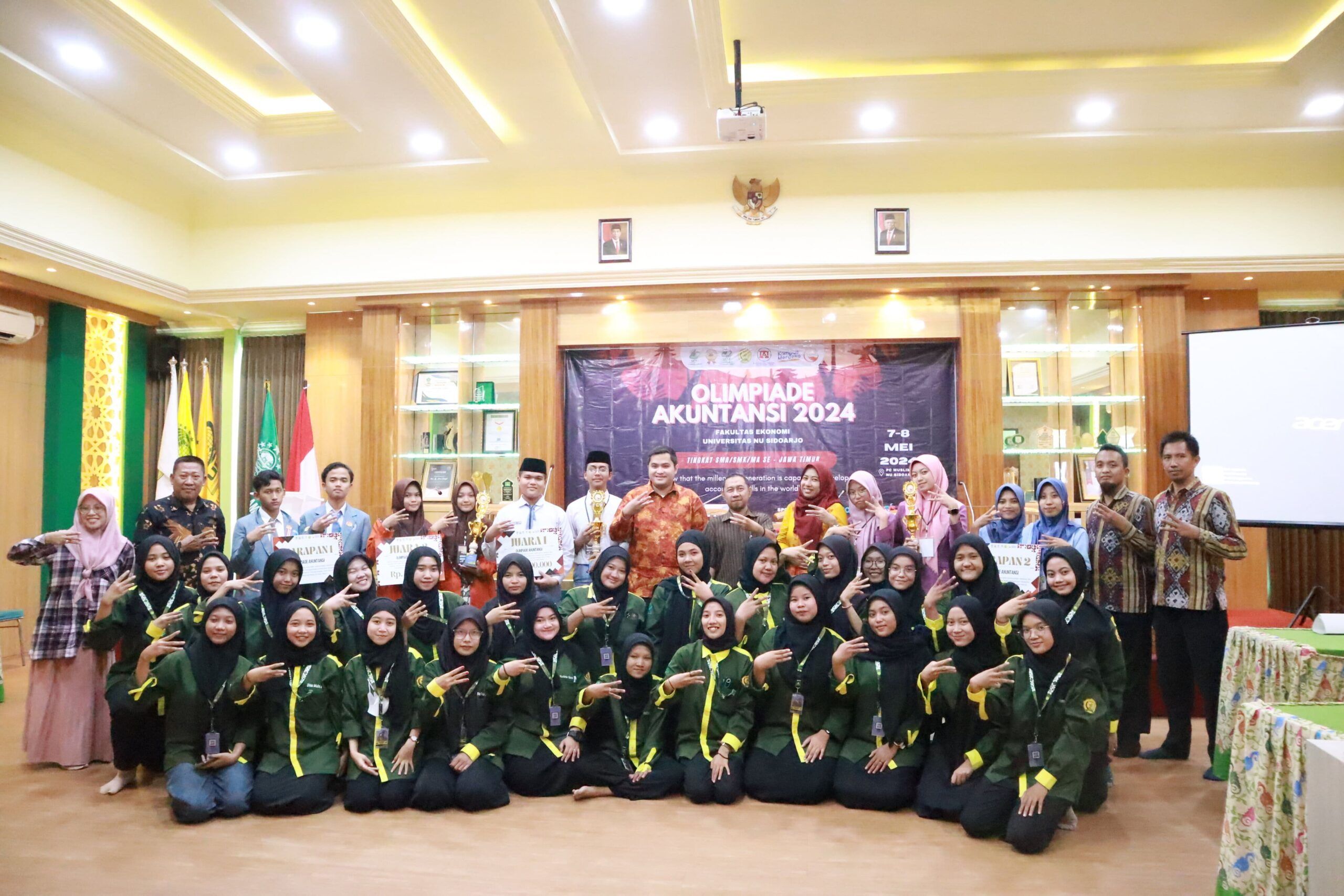 HIMA Prodi Akuntansi Gelar Olimpiade Akuntansi Unusida 2024 (OAU) Tingkat SMA/MA/K Se-Jawa Timur