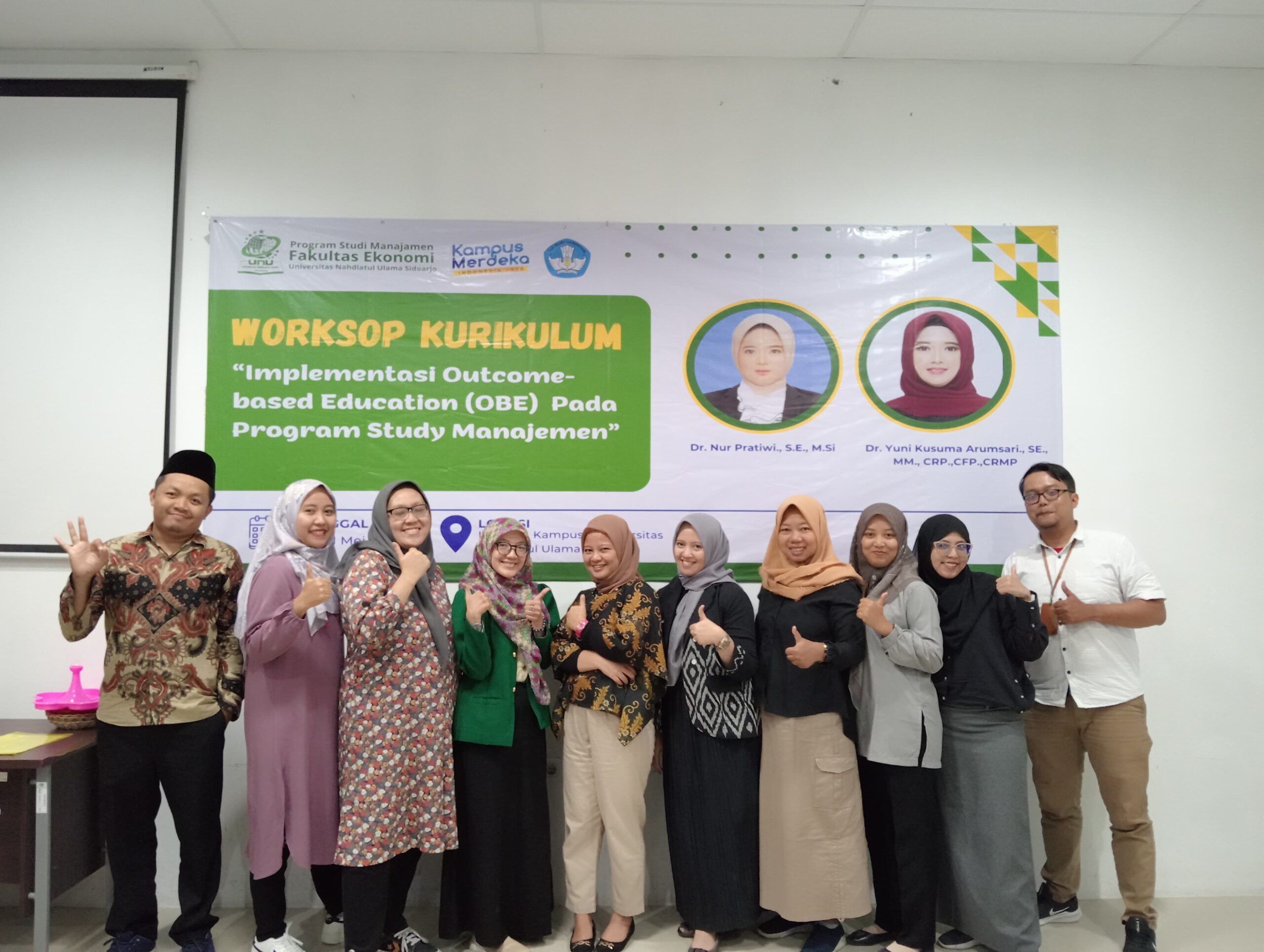Workshop Kurikulum Prodi Manajemen Tahun 2024
