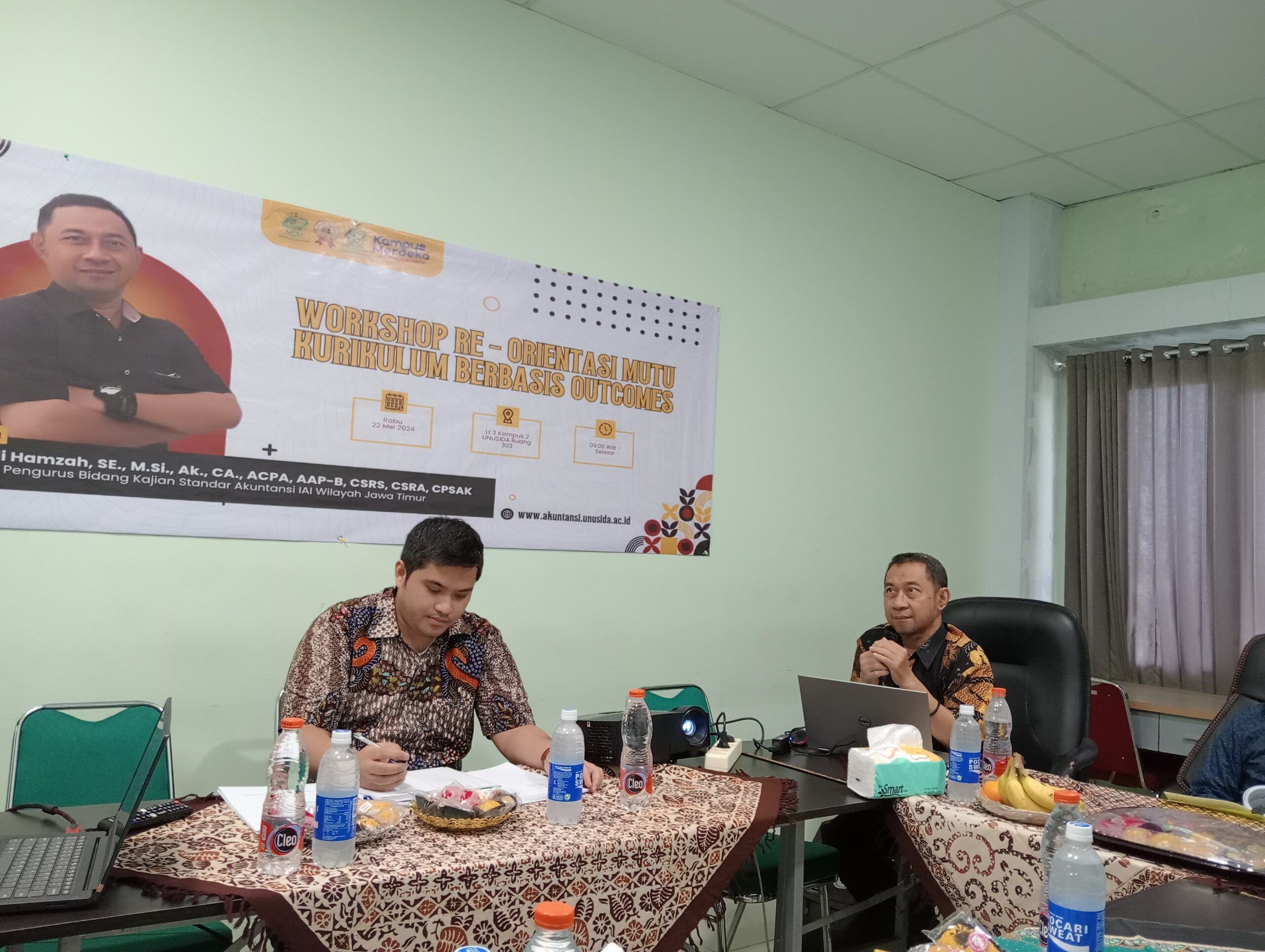 Workshop Prodi Akuntansi Re-Orientasi Mutu Kurikulum Berbasis Outcomes Tahun 2024